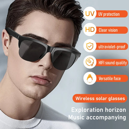 Gafas de sol inteligentes Xiaomi MIJIA con Bluetooth, llamadas, auriculares deportivos para exteriores, alta fidelidad, luz azul, resistentes al agua y anti-UV para hombres y mujeres.