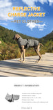 Reflective Pet Dog Outdoor Jacket Pet Coat Vest Winter Warm Reflective Cotton Dogs Clothing for Large Middle Dogs  Labrador