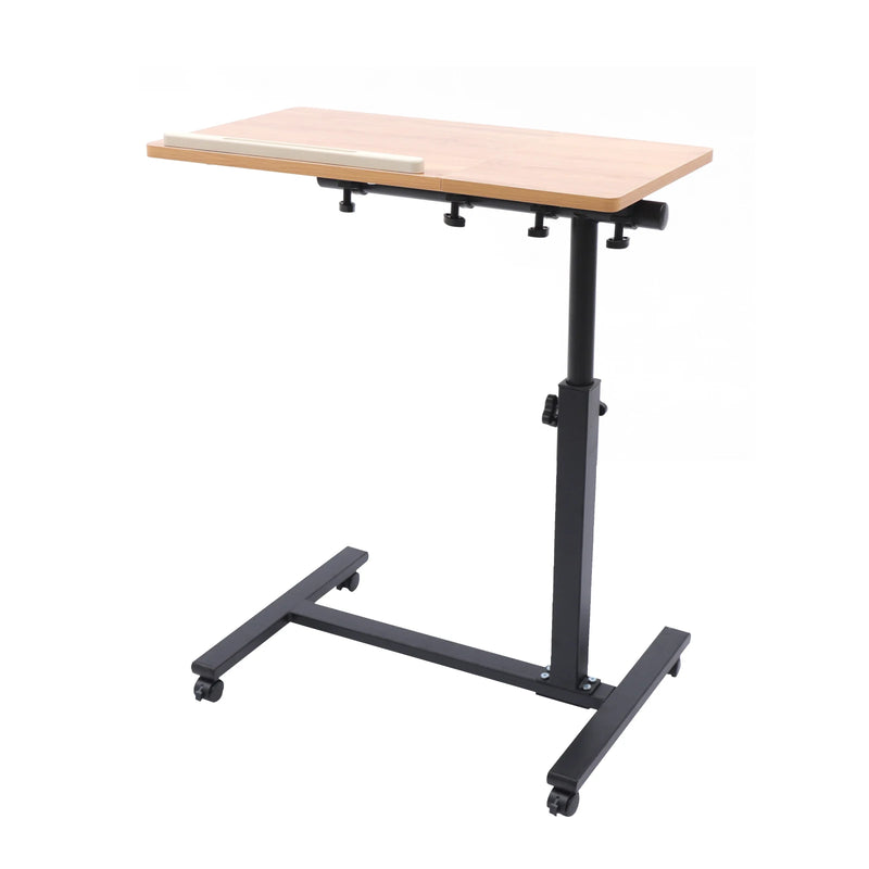 Adjustable Laptop Desk 360° Rotating Tabletop Mobile Stand Home Office Tray Standing Rolling Study Table Computer Workstation