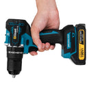 Gisam 65N.m 13MM 35+3 Torque Brushless Electric Impact Drill Cordless Electric Screwdriver Power Tool For Makita 18V Battery Pin