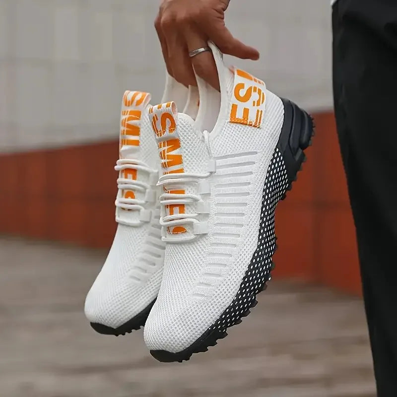 Men Casual Sneakers Summer Breathable Sport Shoes Lightweight Outdoor Mesh Running Shoes Athletic Jogging Tenis Walking Shoes