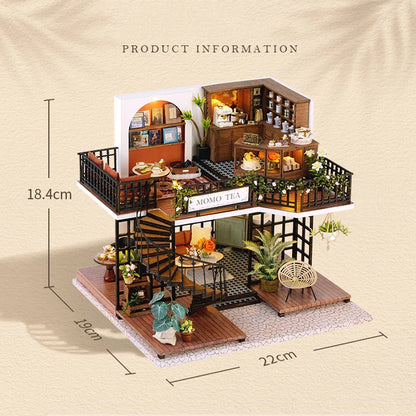 Doll House Handmade 3D Puzzle Making Building Model Kit Production And Assembly Room Toys Wooden Crafts DollHouse Birthday Gifts