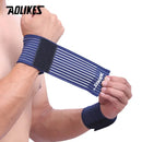 AOLIKES-cotton elastic wrist bandage,hand sport wristband,gym support,wrap wrist brace,carpal tunnel,1pc 