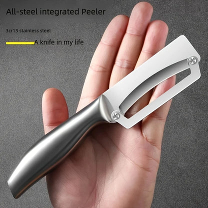 1 cuchillo pelador, potente cuchillo para caña de azúcar, herramienta raspadora de cocina, cuchillo para fruta doméstico, herramienta para raspar y pelar lechuga