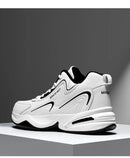 Men Sports Running Shoes Outdoor Walking Soft Casual Sneakers Fashion Designer Leather Sneaker Waterproof Men's Tennis Masculina