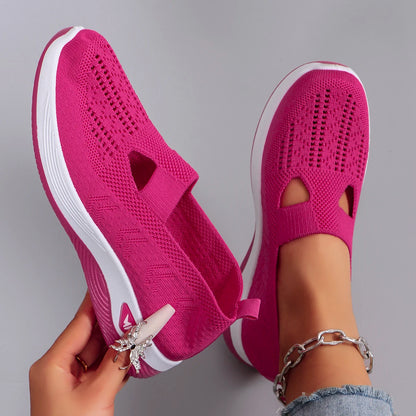 Zapatillas deportivas de primavera para mujer, modernas, transpirables, ligeras, antideslizantes, resistentes al desgaste, informales, planas.