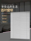 Blind Curtains No Punching Bathroom Toilet Kitchen Office Bedroom Roller Shutter Shading Lifting Rolling and Pulling Type Blinds