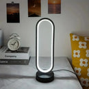 1Pcs Table lamp Bedroom Ring Table lamp living Room Black And White USB Dimming Bedside lamp LED Small Night light