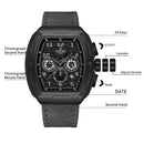 NAVIFORCE Luxury Brand Men Sports Watch Quartz 24 Hours Chronograph Waterproof Male Wristwatches Date Display Clock Reloj Hombre