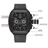 NAVIFORCE Luxury Brand Men's Sports Watch Quartz 24-Hour Chronograph Waterproof Male Wristwatches Date Display Clock Reloj Hombre