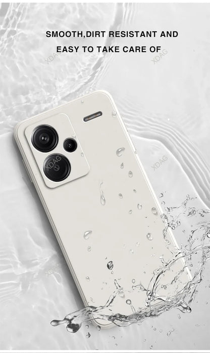 Original Soft Case for Xiaomi Redmi Note13 Note 13 Pro Plus Pro+ 13Pro+ 5G Shockproof Full Protective Liquid Silicone Back Cover