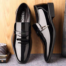Business Leather Shoes for Men British Style Men's Office Dress Shoes Comfortable Slip-on Male Loafers Hot Daily Casual Shoes