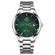 Orient Automatic Men's Watch, Black Dial Stainless Steel Band, Water Resistant Classic Business Wristwatch with Date Display