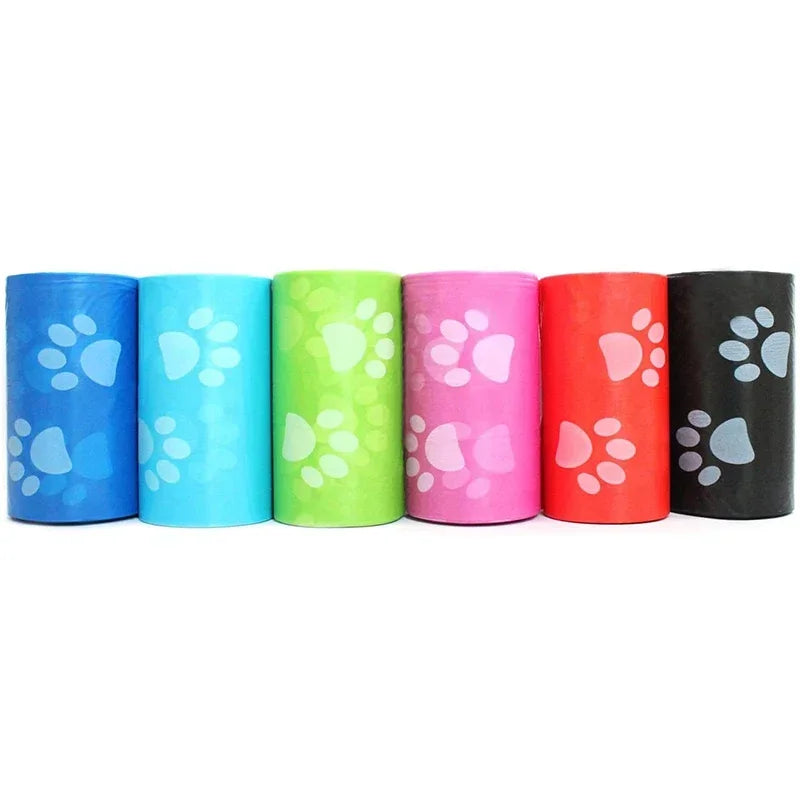 120 Rolls Dog Poop Bags Outdoor Cleaning Poop Bag Outdoor Clean Pet Supplies for Dog 15 Bags/Roll Refill Garbage Bag Pet Supplies