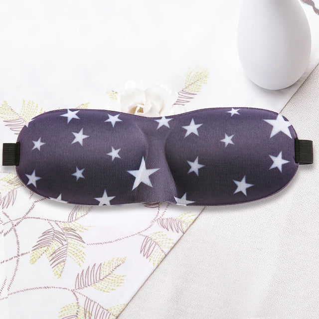 Antifaz 3D para dormir, ideal para viajes, ayuda para el descanso, cubre ojos, parche, venda suave y masajeador relajante. 