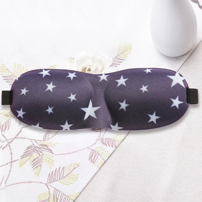 Antifaz 3D para dormir, ideal para viajes, ayuda para el descanso, cubre ojos, parche, venda suave y masajeador relajante. 