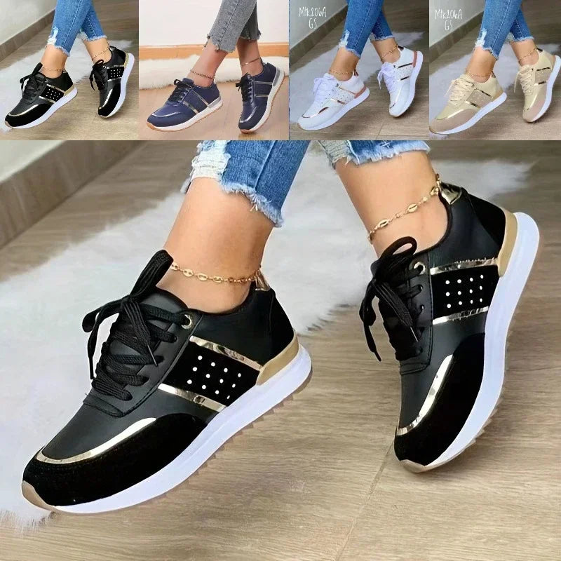 Women Autumn New Sneakers Female Tennis Loafers Skateboard Casual Shoes Comfortable Platform Elegant Fashion Basketball