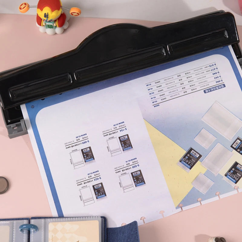 Fromthenon Mushroom Disc Hole Punch 2/4/11 Holes Puncher for A4 B5 A5 Discbound Letter Junior Notebook Planner Stationery