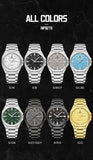 New Style NAVIFORCE Men's Wrist Watch 3ATM Waterproof Stainless Steel Band Luminous Pointer Display Luxury Boys Watches Gifts