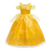 New Princess Dresses Girls Belle Party Costume Girl Christmas Birthday Flower Clothes Beauty and the Beast Fancy Disguise