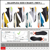 Baasploa Lightweight Running Shoes For Men Comfort Men's Designer Mesh Casual Sneakers Lace-Up Male Outdoor Sports Tennis Shoes