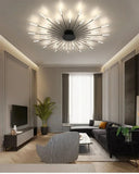 Lámpara de techo LED moderna para sala de estar, comedor, dormitorio, diseño de fuegos artificiales nórdicos, decoración del hogar, iluminación interior