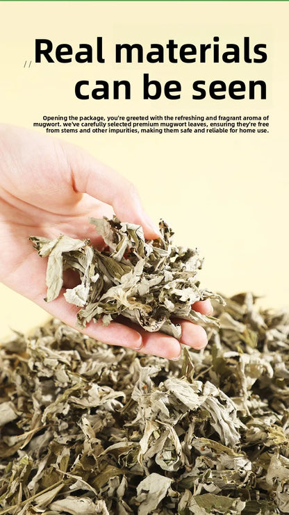 500g Aged Mugwort Bath Bags for Foot Soak Body Relaxation Herbal Therapy Used for Bathing and Foot Soaking