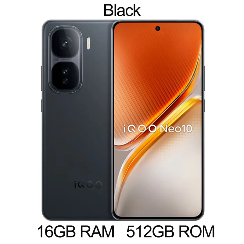 Original VIVO iQOO Neo 10  6100mAh Battery 120W SuperVOOC 50MP  IMX921 OIS 6.78 Inch AMOLED 144Hz Snapdragon 8 Gen 3   NFC OTA
