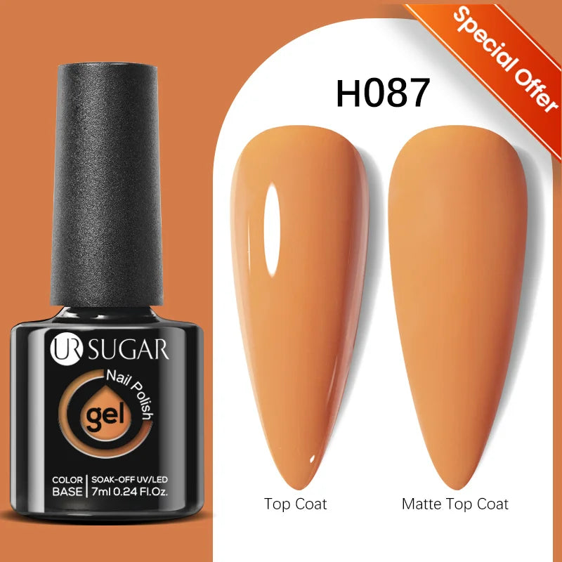 UR SUGAR 15ml Extension Nail Gel Polish Nails Finger Form Clear Nude Pink Nail Art Camouflage Hard Gel Acrylic Nail Manicur