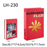 Travel Series Fake Book Decoration Coffee Table Living Room Fashion Fake Book Storage Box Decor Model Room IBIZA CAPRI