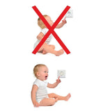 10 protectores de enchufes con orificio para descarga eléctrica, para niños, bebés, seguridad eléctrica, cierre de plástico, tapa de salida.