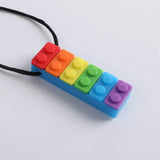Silicone Baby Teether Toy, Colorful Toys, Christmas Teethers, Autism Sensory Chew, Oral Motor Therapy Tools, Teething Necklace