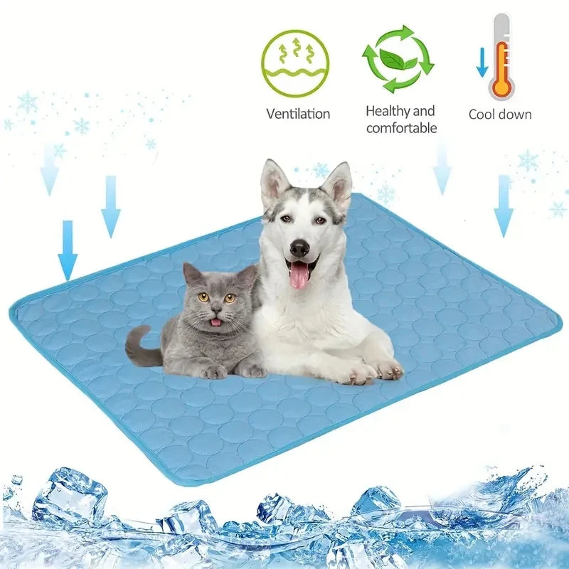 Esterilla refrescante para perros, cama fría de verano para mascotas, extragrande, para perros pequeños y grandes, accesorios para mascotas, manta duradera para gatos, sofá, manta de hielo para gatos
