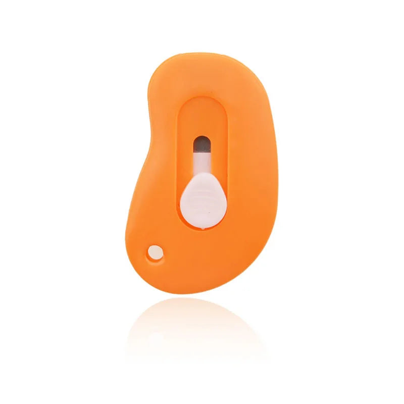 Mini navaja de bolsillo Kawaii con diseño de caramelo, color arte, multiusos, caja exprés, cortador de papel, herramienta para manualidades, material de papelería para oficina y escuela.