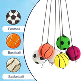 1-20PCS Reaction Training Bouncy Ball Set with Wrist Strap, 1 to 20 Pieces for Hand-Eye Coordination, Kids' Outdoor Sports and Fitness
