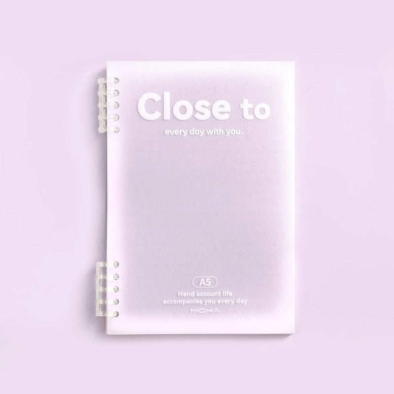 A5/B5 Binder Loose-Leaf Notebook 60 Sheets Lined Book for Students Writing Kawaii Simple Stationery School Supplies