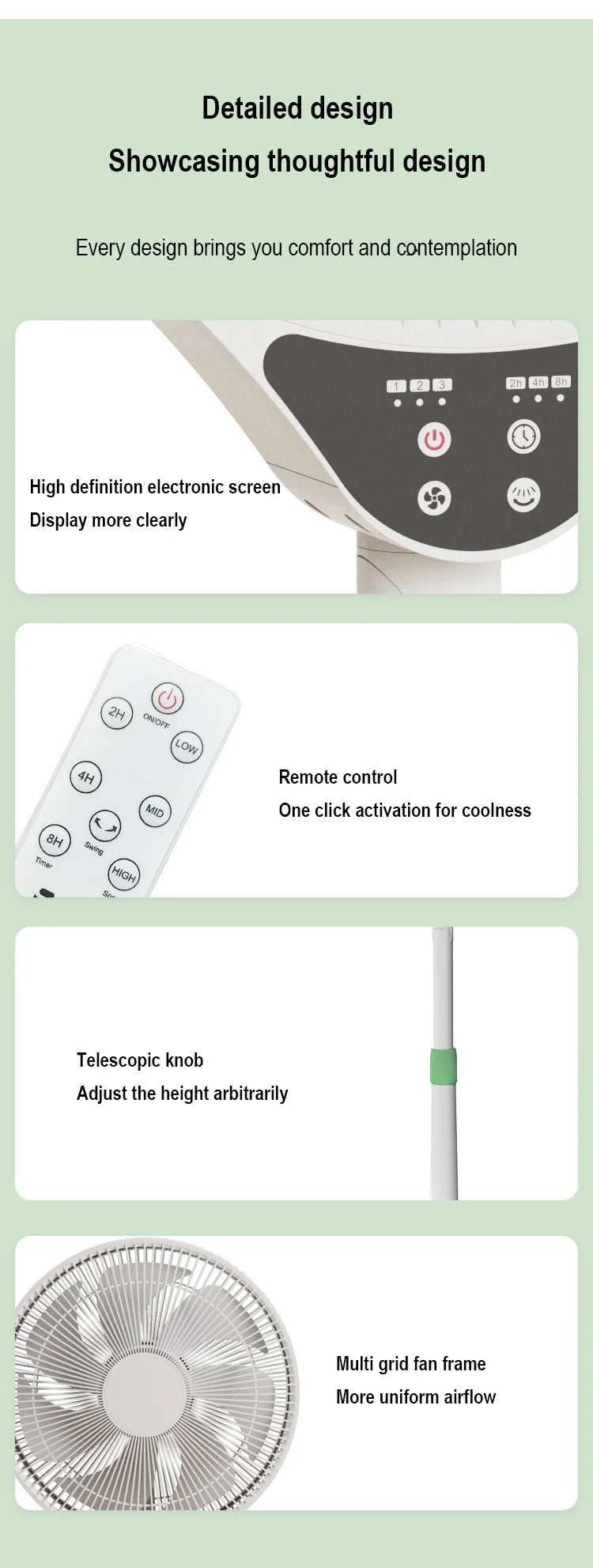 Stand floor fan Household powerful Electric Fan vertical Fan Shaking Timing Remote Control Fans Home Appliance 220V