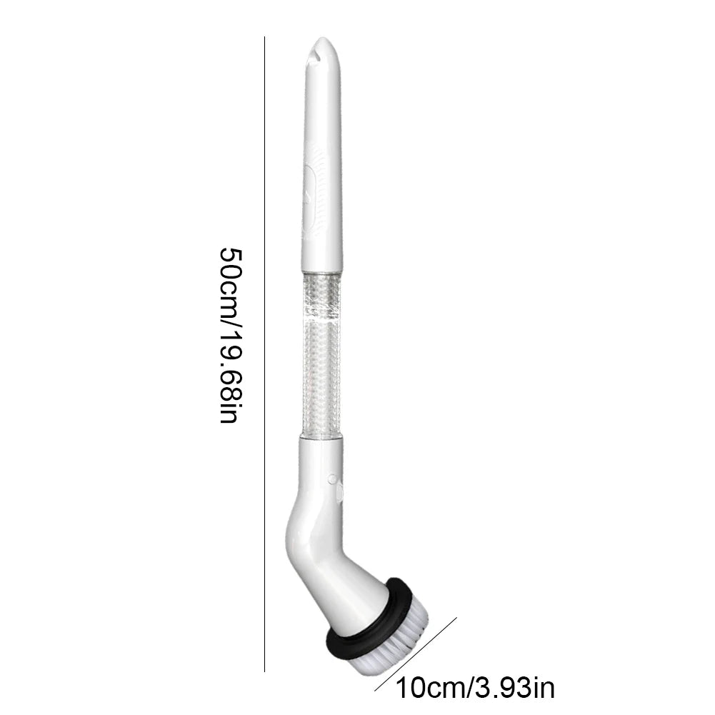 Cepillo de limpieza eléctrico 5 en 1, multifuncional, inalámbrico, giratorio, para baño, cocina, ventanas e inodoro.