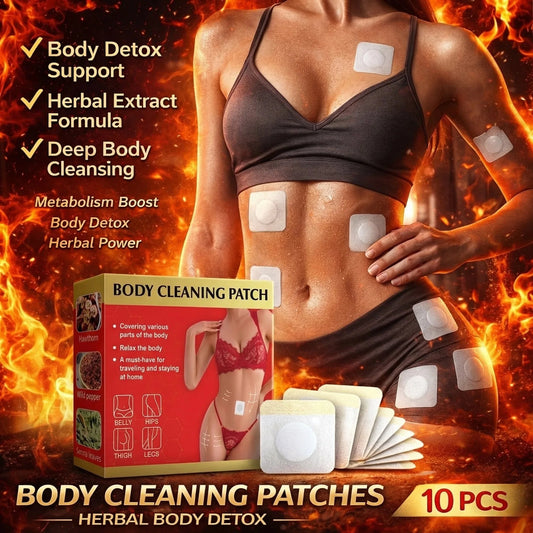 Herbal Body Detox Patch Belly Slim Patch Natural Plant Extract Cleaning Patch for Waist Abdomen Legs Body Care Sticker 10PCS