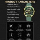 New NAVIFORCE Watches for Men Leather Mens Military Sport Waterproof Watch Quartz WristWatch Chronograph Male Clock