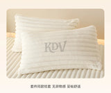 Solid Color Thick Faux Rabbit Fur Mattress Cover Autumn Winter Warm Velvet Mattress Protector Fluffy Soft Plush Fitted Bed Sheet