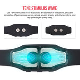 Masajeador de cabeza eléctrico para aliviar el dolor de cabeza y la migraña. Terapia para aliviar el insomnio y la migraña. Máquina de recarga para la relajación de la cabeza. Cuidado de la salud.
