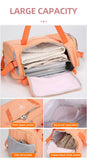Women's Sports Gym Handbag Waterproof Fitness Training Bag Dry Wet Swimming Tote With Shoes Pocket Travel Luggage Shoulder Bags