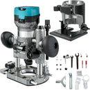 VEVOR Wood Router Machine Electric Trimmer 710W 33000RPM Power Carpentry Tool for Woodworking Trimming Grooving Carving Milling