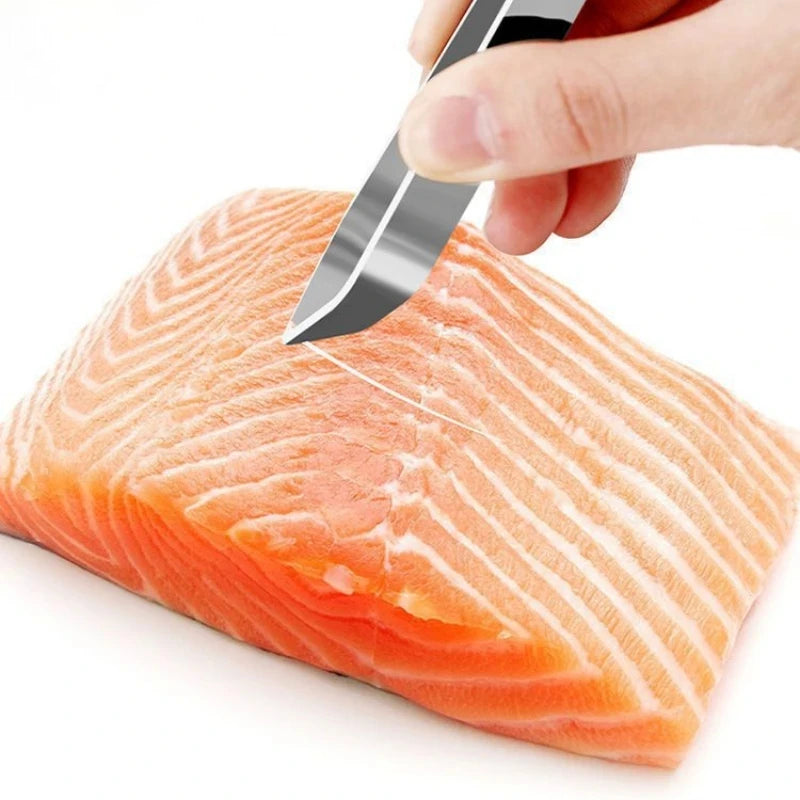 1 pinza de acero inoxidable 430 para espinas de pescado, pinza extractora, pinza para desplumar espinas de pescado, utensilios de cocina.