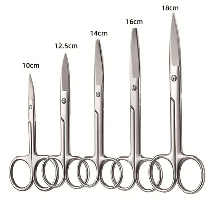 Stainless steel Surgical Straight Bend tip surgical instruments stitches tissue Scissors Medical Emergency Field Equip Shearing