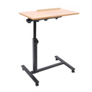 Adjustable Laptop Desk 360° Rotating Tabletop Mobile Stand Home Office Tray Standing Rolling Study Table Computer Workstation
