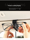 80-degree Rotating Multi-functional Car Eyeglass Storage Clip Bidirectional Automobile Eyeglass Clip Holder for Easy Access