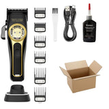 Kemei KM-2373 Baber Hair Clipper Professional Hair Cutting Machine With Charging Base For Men Electric Hair Trimmer Men Gift