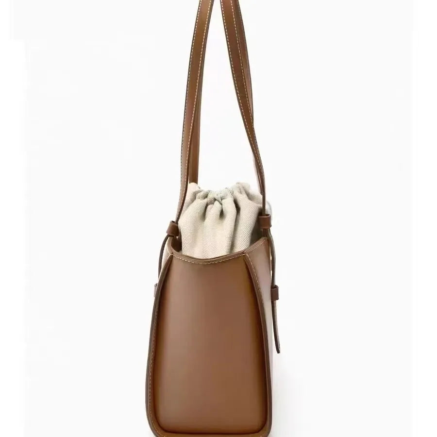 2024 New Fashionable Versatile Large Capacity City Drawstring Handbag Women's Shoulder Bag Crossbody Bag Motorcycle Equipment Ac